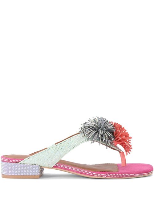 Infradito donna con pon pon KURT GEIGER London | 4365569209.